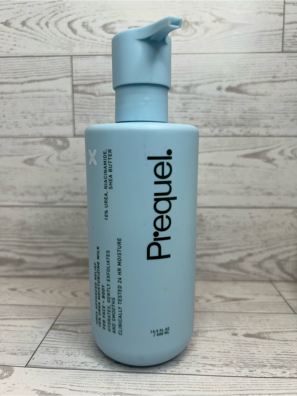 Prequel Urea Advanced Relief moisturizing milk 13.5 ounce